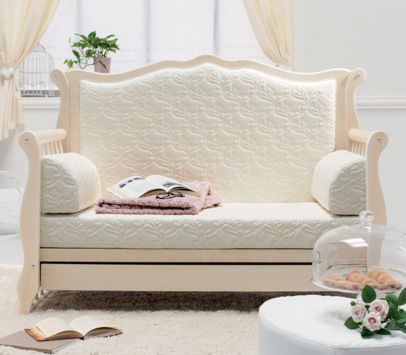 Azzurra Design divanetto Rinascimento bianco antico