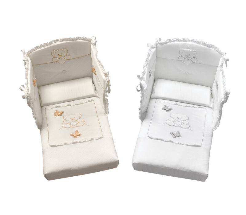 Azzurra Design piumone Soffio bianco e avorio