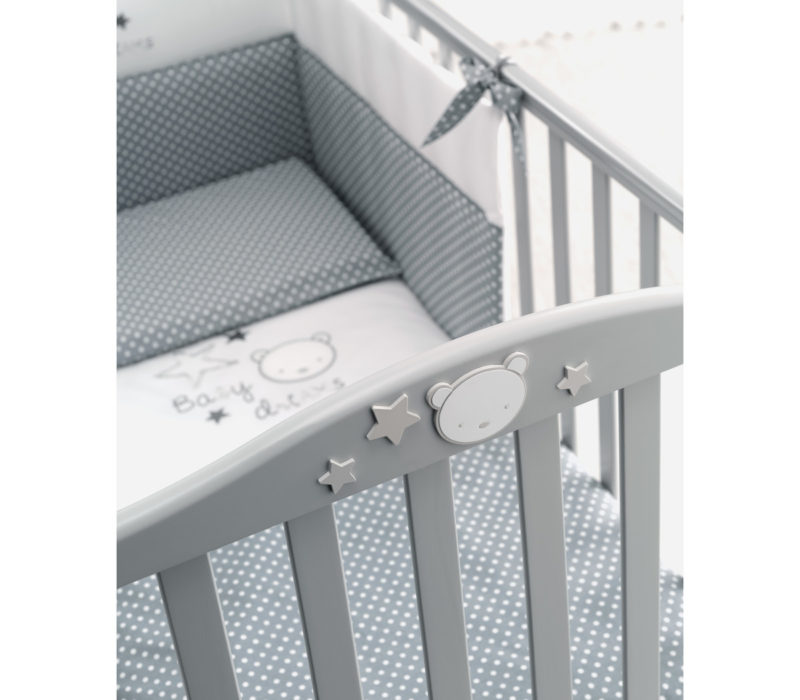 Azzurra Design lettino Baby Dream grigio, dettaglio