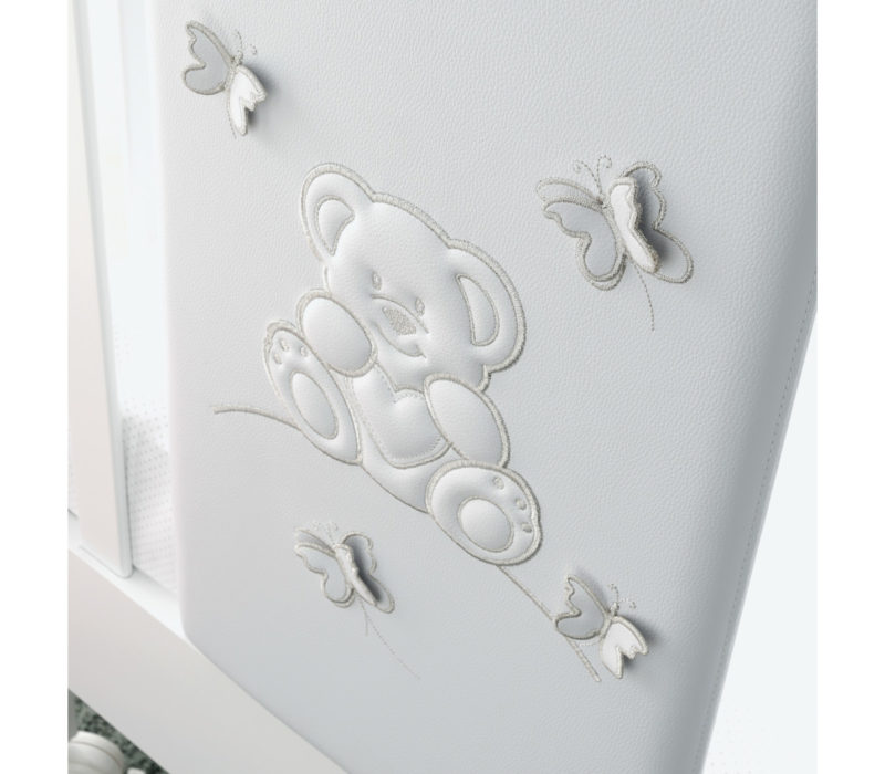 Azzurra Design cameretta Sophia bianco, dettaglio pediera