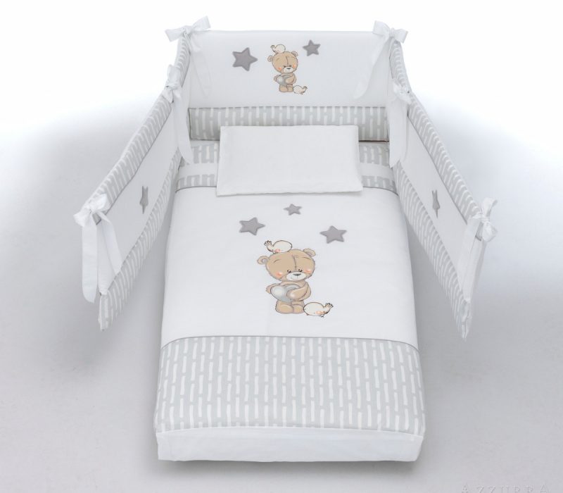 Azzurra Design piumone BContact Love Me bianco-grigio