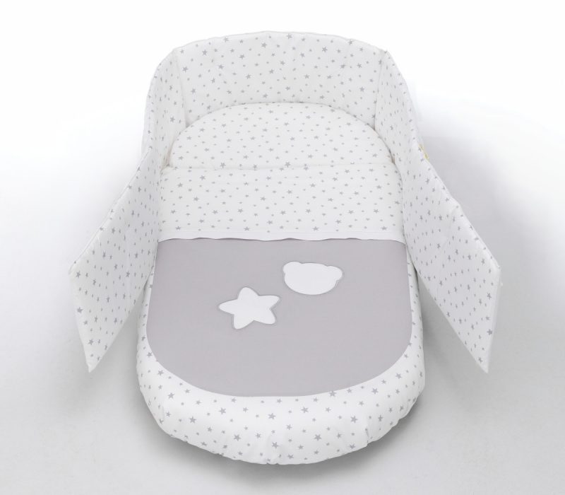 Azzurra Design piumone Olall&agrave; bianco-grigio